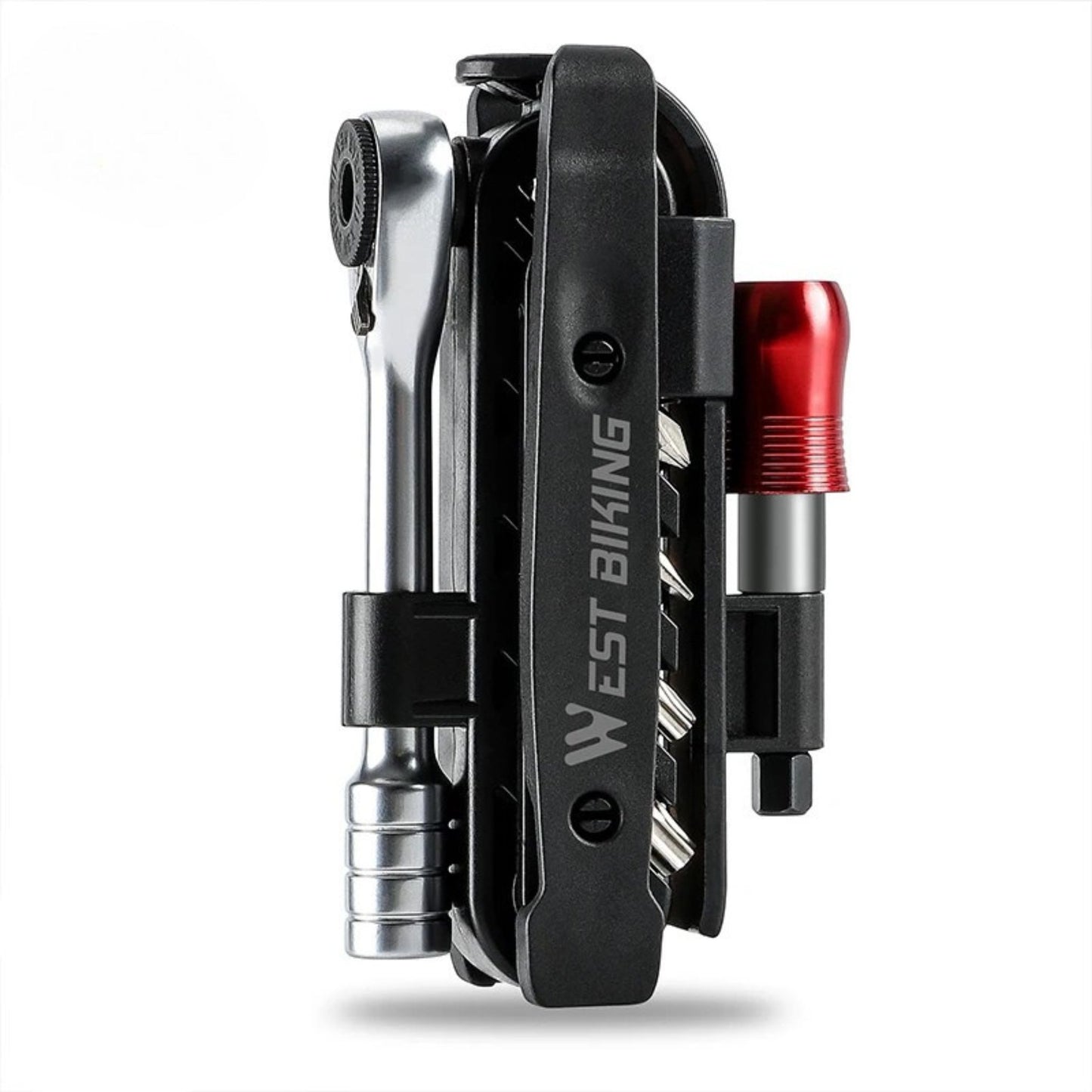 WEST BIKING Fahrrad Multitool 14-in-1 mit Ratsche & Reifenheber