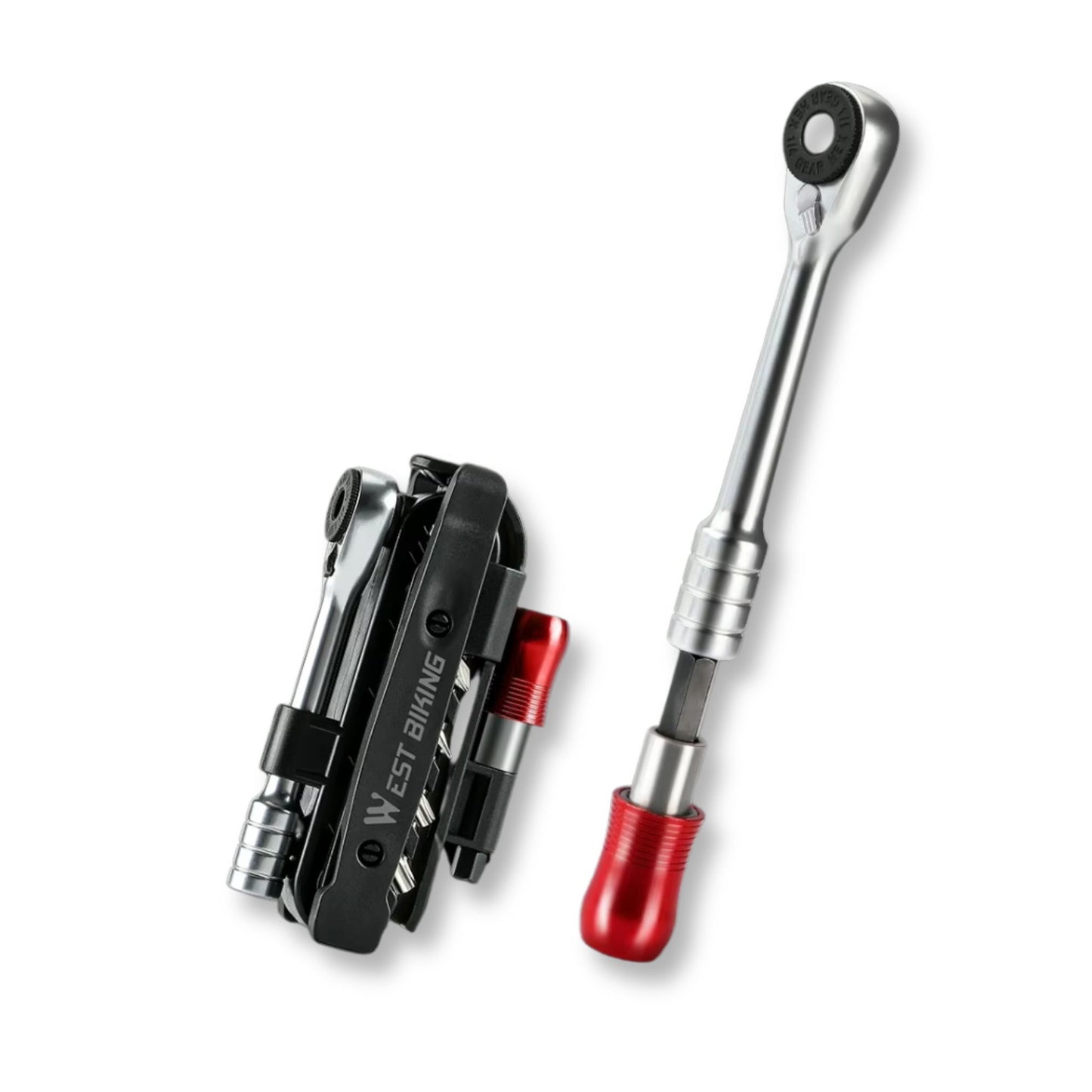 WEST BIKING Fahrrad Multitool 14-in-1 mit Ratsche & Reifenheber