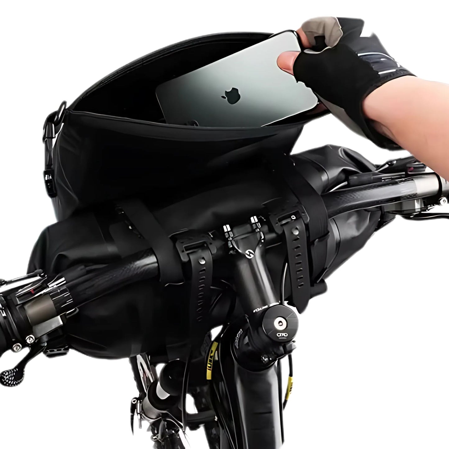 Rhinowalk Lenkertasche kaufen! Praktische Fahrradtasche mit großem Fassungsvermögen für Smartphone und Wertsachen, sicher verstaut und schnell griffbereit, wasserdicht, ideal für Fahrradtouren und Bikepacking-Abenteuer.