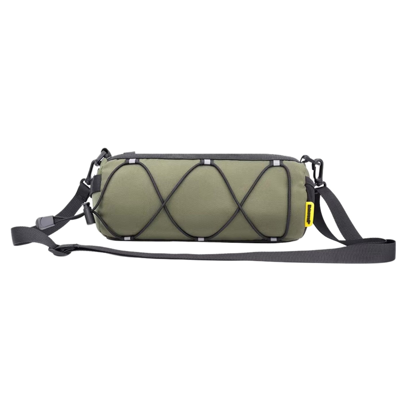 Rhinowalk Bickepacking Fahrradtasche, Lenkertasche, reflektierend und stylisch, Umhängetasche, grün Mockup