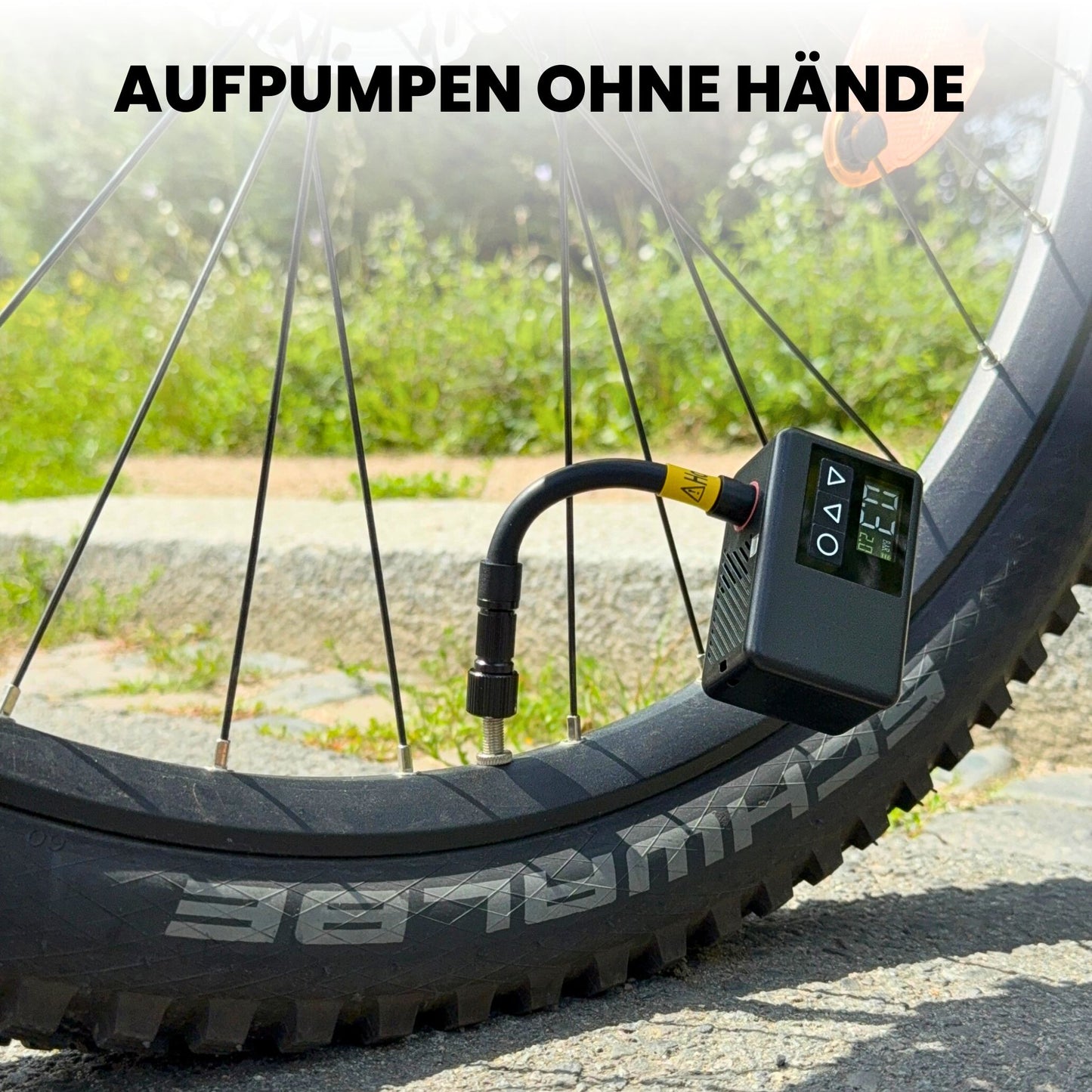 offtrails e-Pump - Elektrische Mini-Fahrradpumpe