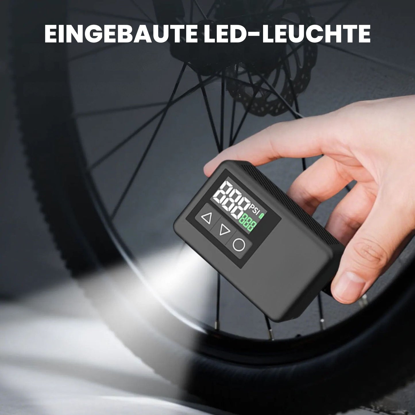 offtrails e-Pump - Elektrische Mini-Fahrradpumpe