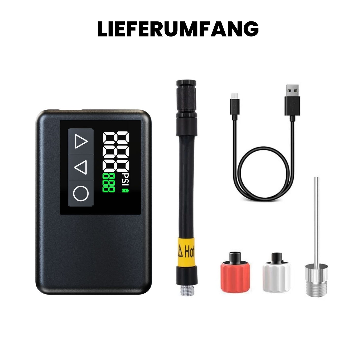 offtrails e-Pump - Elektrische Mini-Fahrradpumpe