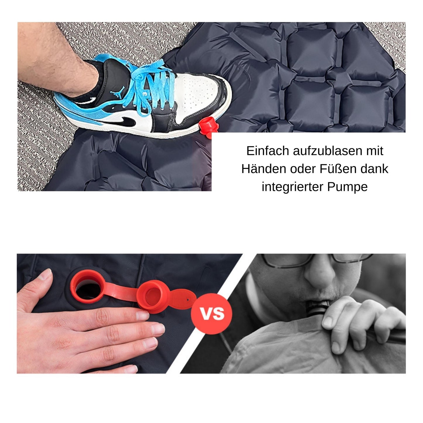 Komfort 1 - Ultraleichte Isomatte, selbstaufblasend