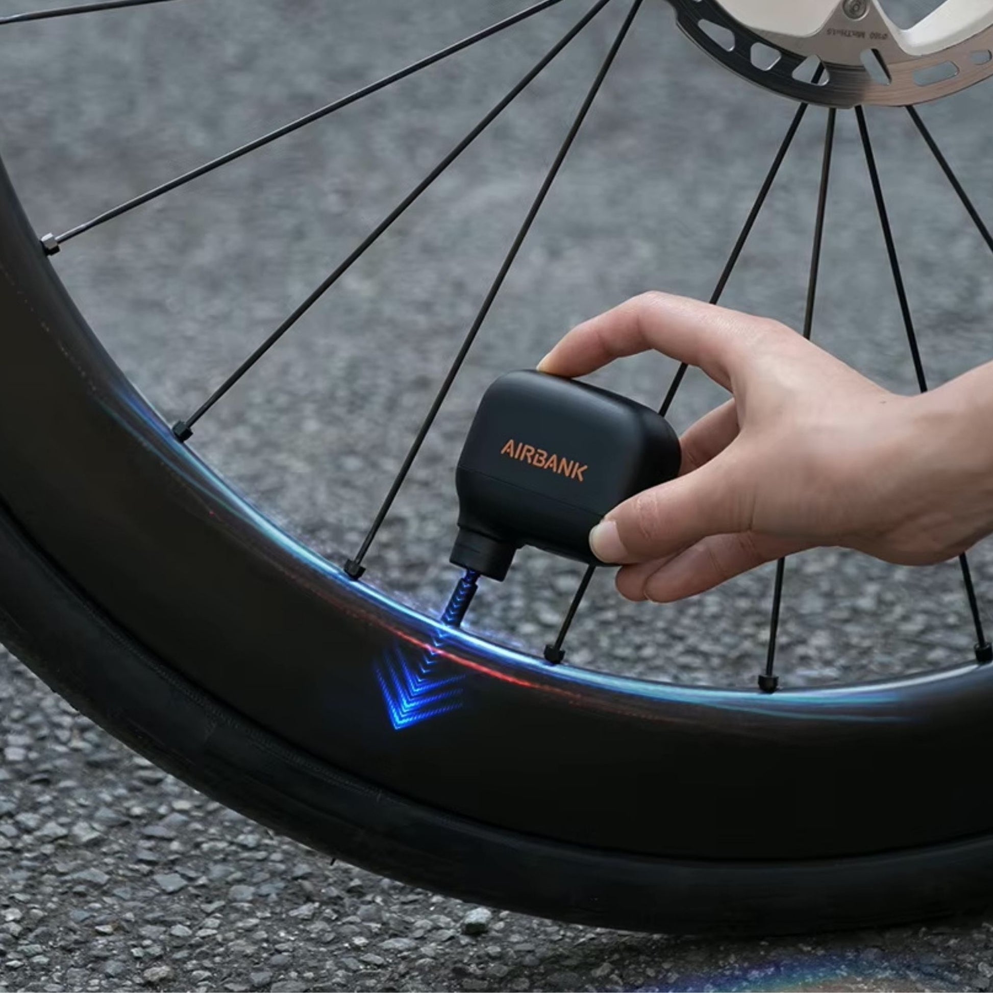 mini elektrische fahrradpumpe Airbank
