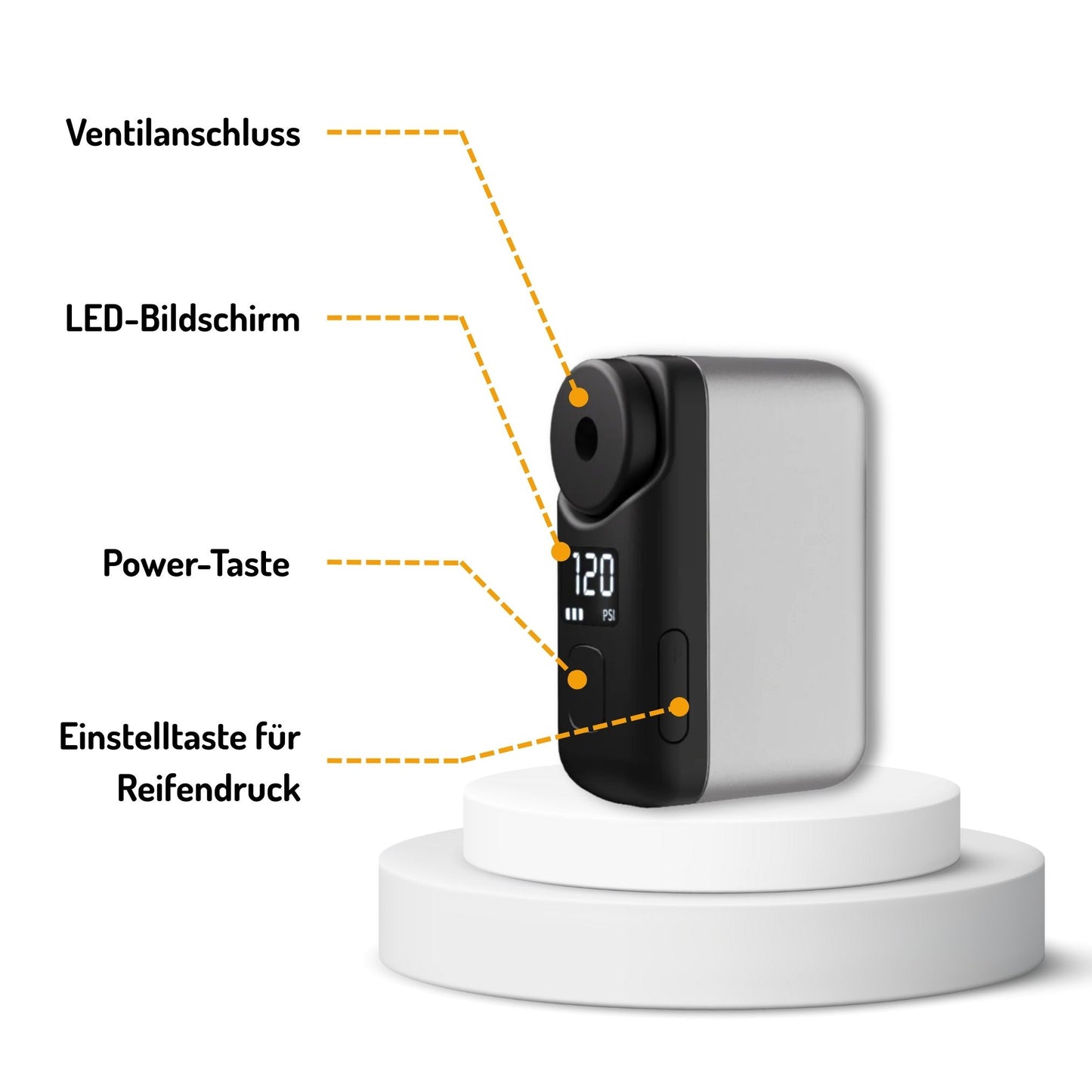 PRO Mini Elektrische Fahrradpumpe