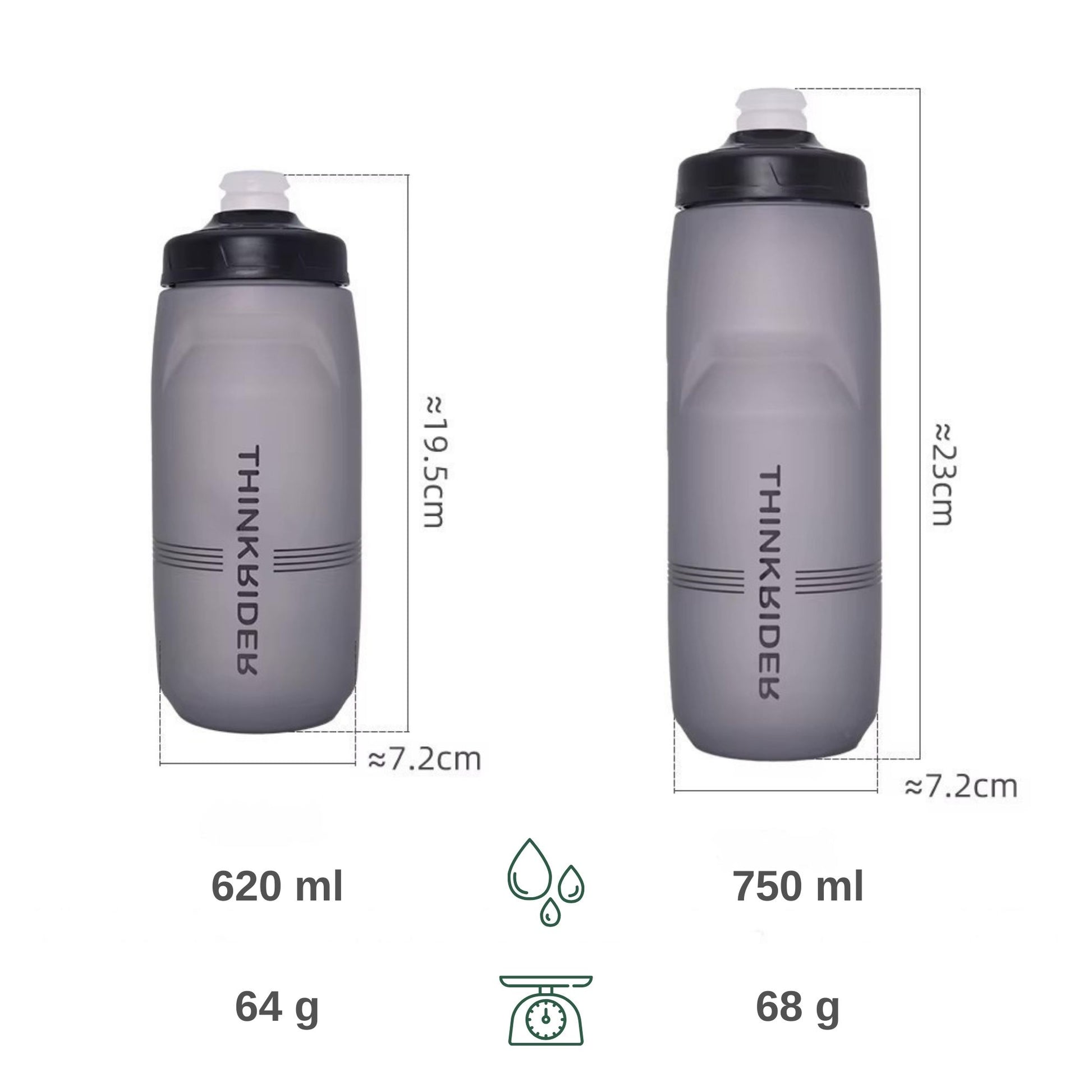 rennrad trinkflasche 750ml 🚴 ThinkRider Fahrrad Trinkflasche – Robust & Auslaufsicher – offtrails