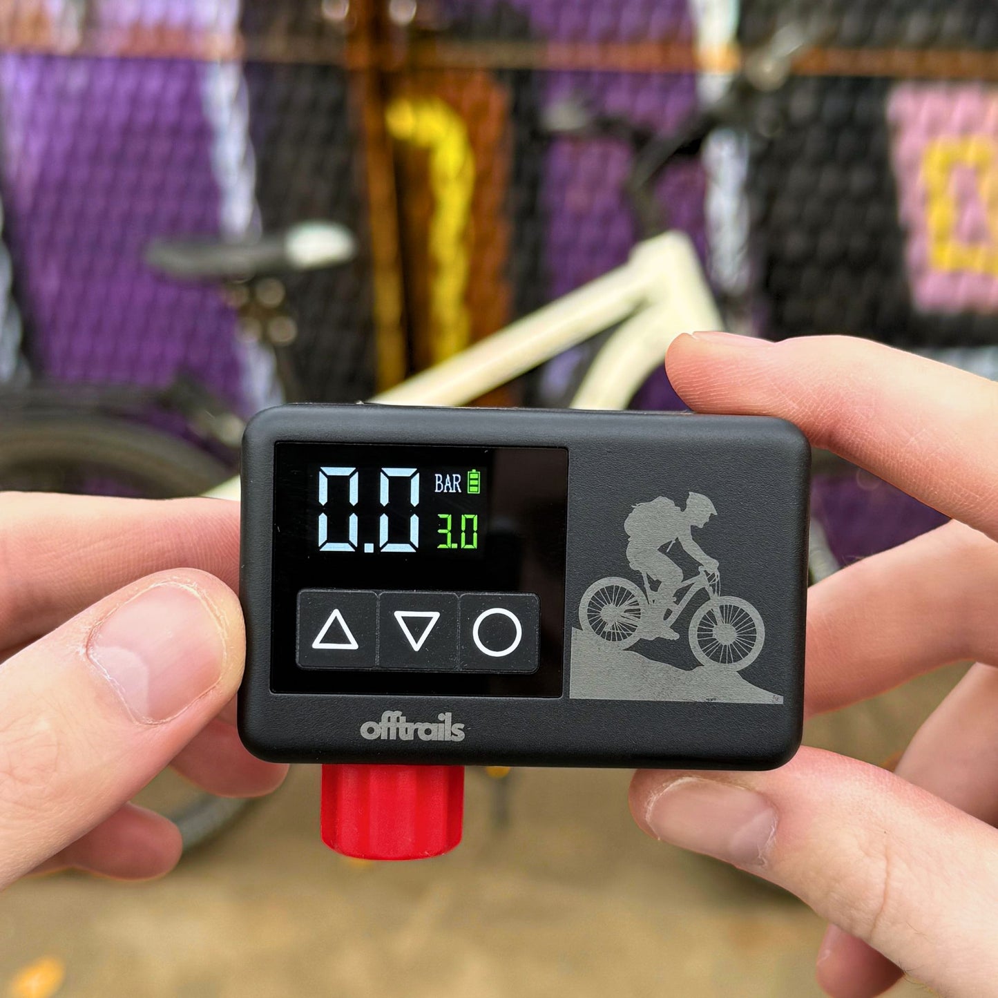 offtrails e-Pump - Elektrische Mini-Fahrradpumpe